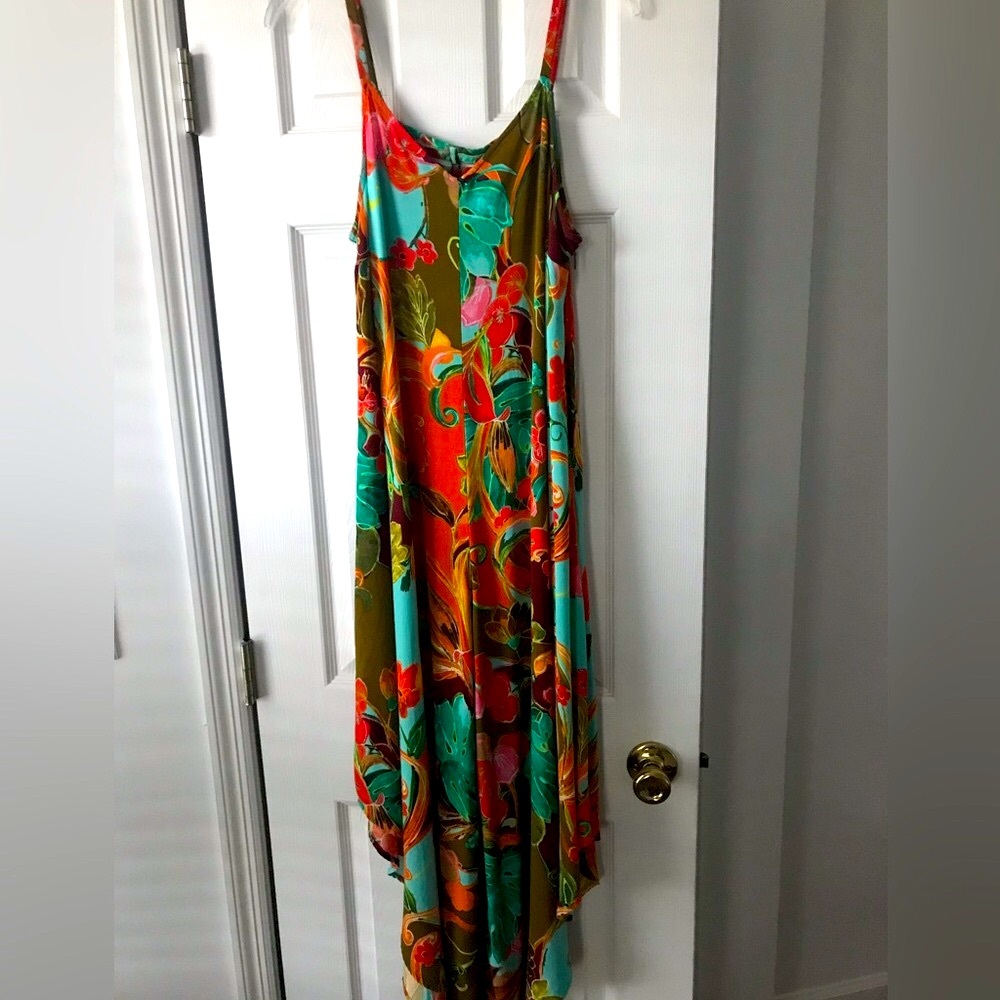 MSK floral print gaucho Jumpsuit